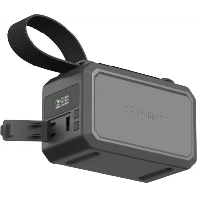 Портативна батарея Sandberg 40000mAh Survivor 100W, IPX4 Water resist, LED Torch, Pass-Through Charging