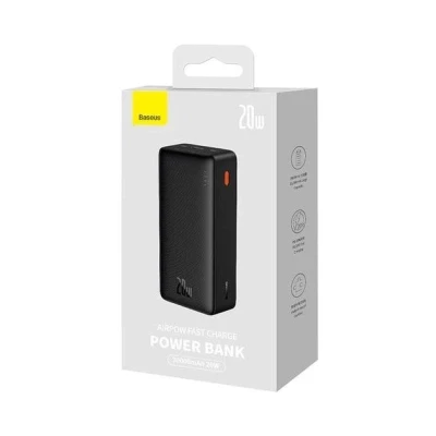 Портативна батарея Baseus Airpow 30000mAh 20W PD/3.0, QC/3.0, black (PPQD090101) [PPQD090101-B] — фото 10