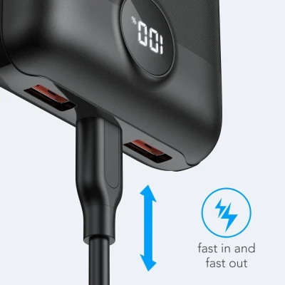 Портативная батарея VEGER 20000mAh S20 22.5W PD/3/0 QC/3.0 black (6970453554198) [6970453554198-B] — фото 7