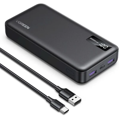 Портативная батарея Ugreen 20000 mAh 22.5W Black