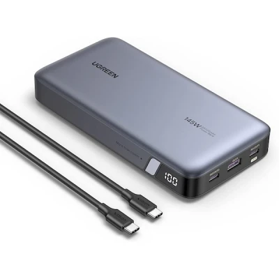 Портативна батарея Ugreen 25000 mAh 145W Fast Charging Space Gray