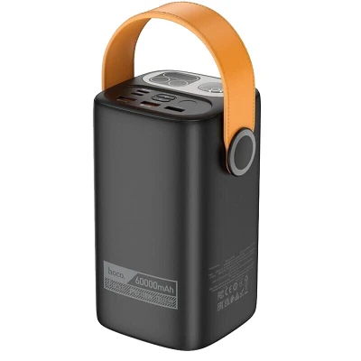 Портативна батарея HOCO 60000mAh Astrum PD/100W, QC/3.0, LED lamp, Black (DB160 / 714724) [DB160714724-B] — фото 3