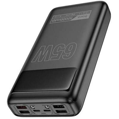 Портативна батарея HOCO 30000mAh Apollo PD/65W QC/3.0 Black — фото 2