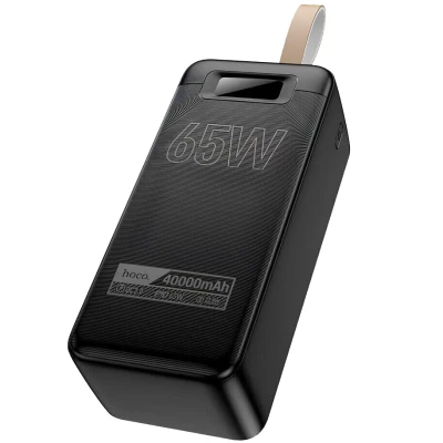 Портативна батарея HOCO 40000mAh Aquila PD/3.0/65W QC/3.0 Black (DB82 / 714726) [DB82714726-B] — фото 3
