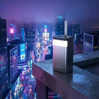 Портативная батарея HOCO 50000mAh Powermaster PD/20W, QC/22.5W, Lamp, Black (J86A / 714738) [J86A714738-B] — фото 6