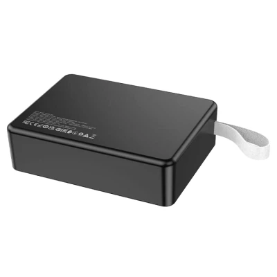 Портативна батарея HOCO 75000 mAh Overlord PD/20W, QC/3.0/22.5W, Black (J94 / 714739) [J94714739-B] — фото 3