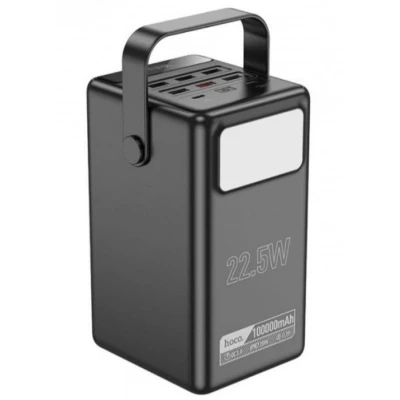 Портативна батарея HOCO 100000mAh Endure 22.5W PD, QC, LED Lamp, Black