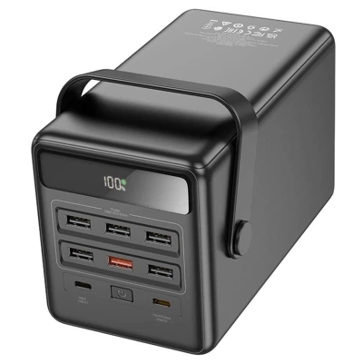 Портативна батарея HOCO 100000mAh Endure 22.5W PD, QC, LED Lamp, Black (DB03 / 714721) [DB03714721-B] — фото 5