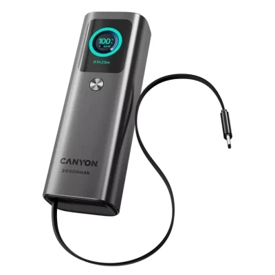 Портативна батарея Canyon 20000mAh OnPower 265 PD/100W