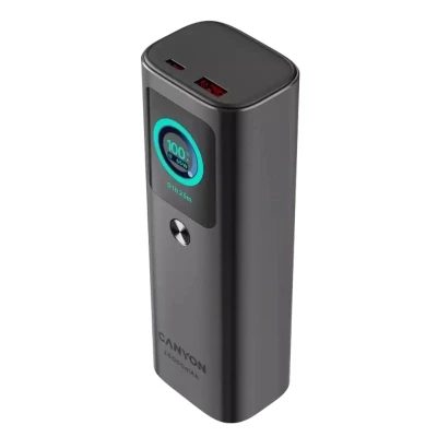 Портативна батарея Canyon 20000mAh OnPower 265 PD/100W (CNS-CPB265DG) [CNS-CPB265DG-B] — фото 3