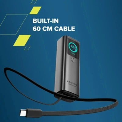 Портативна батарея Canyon 20000mAh OnPower 265 PD/100W (CNS-CPB265DG) [CNS-CPB265DG-B] — фото 8