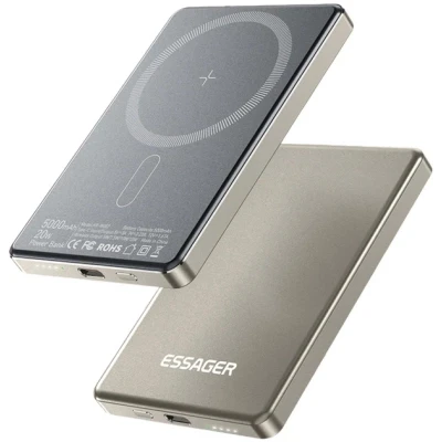 Портативная батарея Essager 5000mAh Cross-border magnetic 20W PD QC/3.0 (EDY5K-YJ0A-Z) [EDY5K-YJ0A-Z-B] — фото 4