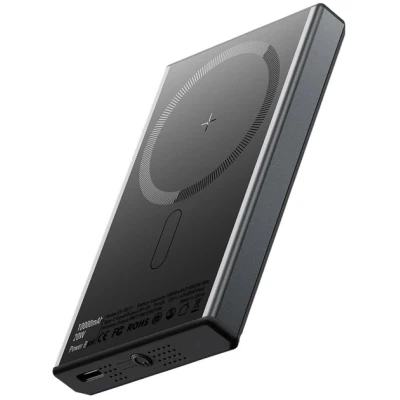 Портативная батарея Essager 10000mAh Shining magnetic 20W PD QC/3.0 (EDY1W-SY0G-Z) [EDY1W-SY0G-Z-B] — фото 4