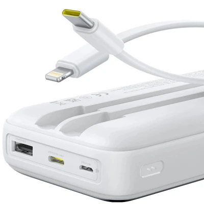 Портативная батарея Baseus Lipow 20000mAh 22,5W PD, QC/3.0, White (P10079102213-00) [P10079102213-00-B] — фото 8