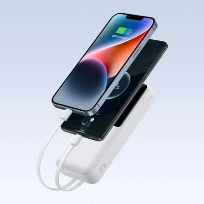 Портативная батарея Baseus Lipow 20000mAh 22,5W PD, QC/3.0, White (P10079102213-00) [P10079102213-00-B] — фото 10