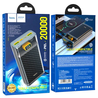 Портативна батарея HOCO 20000mAh, 22.5W, Black (J103A / 45366) [J103A45366-B] — фото 6