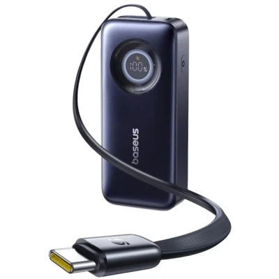 Портативная батарея Baseus EnerCore 20000mAh 67W USB-C Black (E0027H00) [E0027H00-B] — фото 5