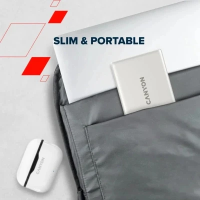 Портативная батарея Canyon 10000mAh OnPower 511 PD20W Magnetic wireless MagSafe Grey (CNS-CPB511G) [CNS-CPB511G-B] — фото 10