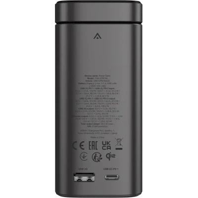 Портативна батарея Canyon 15000mAh OnPower 150 Qi2 magnetic Grey (CNS-CPB150DG) [CNS-CPB150DG-B] — фото 3