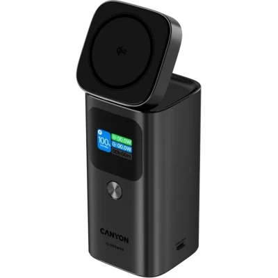 Портативна батарея Canyon 15000mAh OnPower 150 Qi2 magnetic Grey (CNS-CPB150DG) [CNS-CPB150DG-B] — фото 4