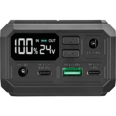 Портативна батарея Sandberg 27000mAh Laptop DC12-24v 84W, PD/100W, QC/3.0, QI/10W, PowerThrough — фото 2
