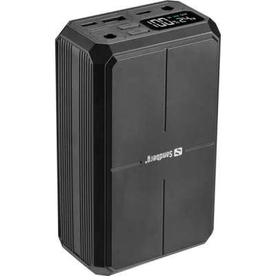 Портативна батарея Sandberg 27000mAh Laptop DC12-24v 84W, PD/100W, QC/3.0, QI/10W, PowerThrough (421-13) [421-13-B] — фото 3
