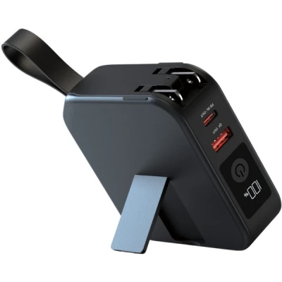 Портативна батарея Energizer Magnetic Wireless 10000mAh 20W PD, AC зарядка, QI/15W, built-in USB-C (QM10001AC) [QM10001AC-B] — фото 4