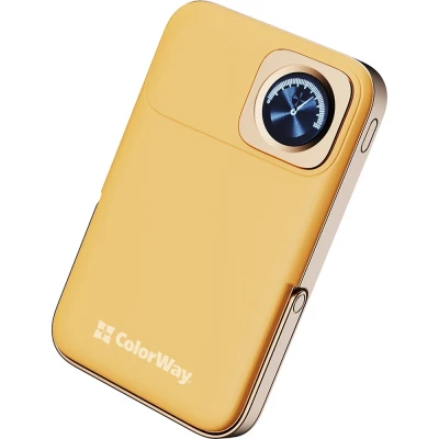 Портативна батарея ColorWay 10 000 mAh PD/22.5W, 15W MagSafe & Watch Wireless Amber