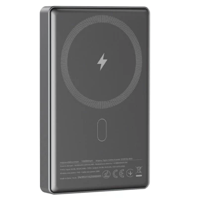 Портативна батарея Sigma X-power SI10A7QL-MAG grey 10000mAh, Magnetic wireless 15W, PD+QC, 20W max (4827798955116) [4827798955116-B] — фото 3