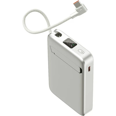 Портативна батарея Sigma X-power SI10A8QL-MAG silver 10000mAh, Magnetic wireless 15W, charge iWatch, PD+QC, 22,5W max (4827798161012) [4827798161012-B] — фото 5