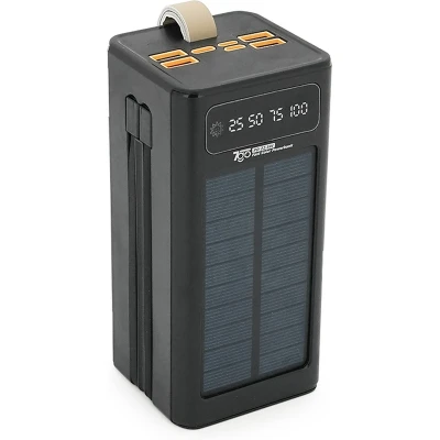 Портативна батарея 7GO 50000mAh PD/22.5 Solar Black