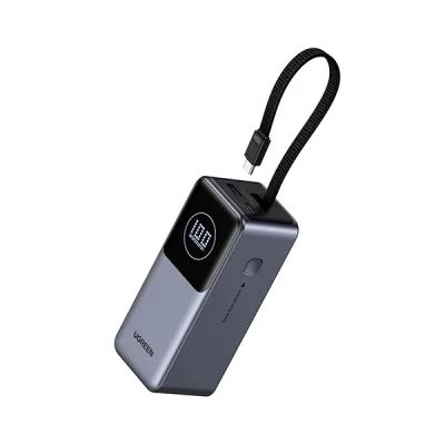 Портативна батарея Ugreen 20000mAh 130W Nexode Smart Display with Built-in Cable