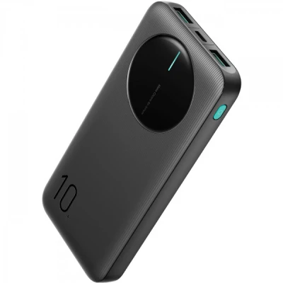 Портативная батарея JOYROOM 10000mAh 12W 2*USB-A, USB-C In/Out, Black (JR-PBF12 / 6956116713256) [JR-PBF126956116713256-B] — фото 2
