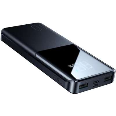 Портативна батарея JOYROOM 10000mAh 22,5W PD, QC/3.0, 2*USB-A, USB-C In/Out, MicroUSB in, Black (JR-QP191) [JR-QP191-B] — фото 2