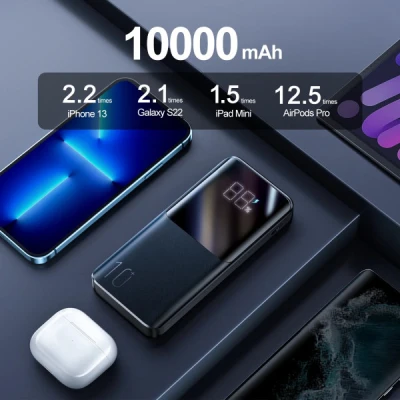 Портативная батарея JOYROOM 10000mAh 22,5W PD, QC/3.0, 2*USB-A, USB-C In/Out, MicroUSB in, Black (JR-QP191) [JR-QP191-B] — фото 4