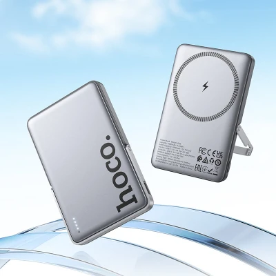 Портативная батарея HOCO 5000mAh Sunlight PD/20W Magnetic Metal Grey (Q36 / 714986) [Q36714986-B] — фото 7
