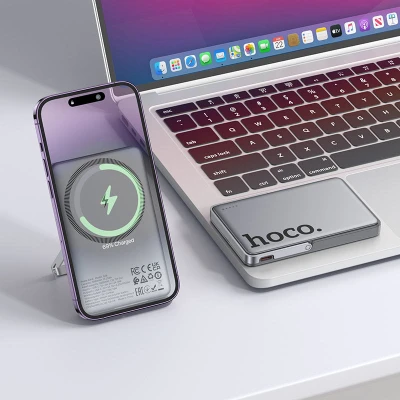 Портативная батарея HOCO 5000mAh Sunlight PD/20W Magnetic Metal Grey (Q36 / 714986) [Q36714986-B] — фото 9