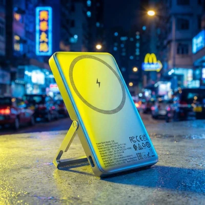 Портативная батарея HOCO 5000mAh Sunlight PD/20W Magnetic Metal Grey (Q36 / 714986) [Q36714986-B] — фото 10