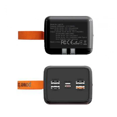 Портативна батарея Aspiring Light 50 50000mAh PD/22.5W (PB-L50) [PB-L50-B] — фото 3