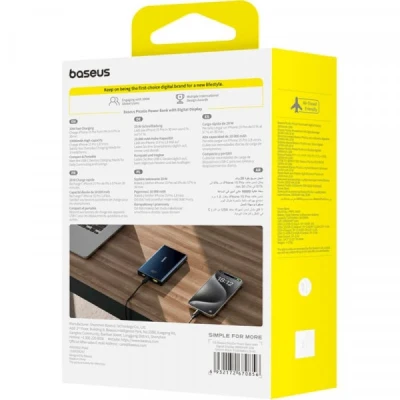 Портативная батарея Baseus 10000mAh PicoGo 20W PD, QC, USB-A, 2*USB-C, Black (P10076801123-00) [P10076801123-00-B] — фото 6
