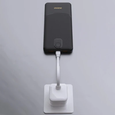 Портативная батарея Dudao 10000mAh K10 12W, 2*USB-A, USB-C(IN), Black (6977196682164) [6977196682164-B] — фото 4