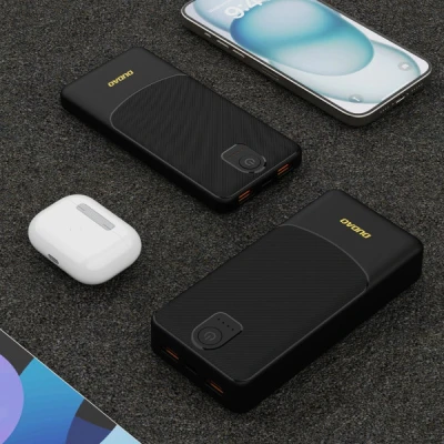 Портативная батарея Dudao 10000mAh K10 12W, 2*USB-A, USB-C(IN), Black (6977196682164) [6977196682164-B] — фото 5