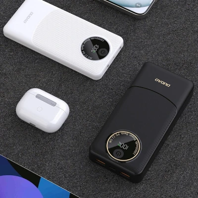 Портативна батарея Dudao 10000mAh K12 22.5W, PD, QC, 2*USB-A, USB-C(In/Out), White (6976625333875) [6976625333875-B] — фото 4