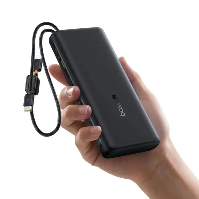 Портативная батарея Baseus 25000mAh EnerFill FC41 145W, PD/3.1, QC/4.0, Black (E0028H01) [E0028H01-B] — фото 4