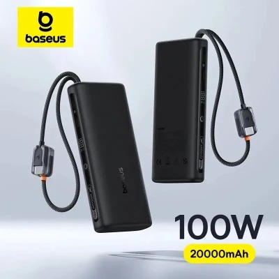 Портативная батарея Baseus 25000mAh EnerFill FC41 145W, PD/3.1, QC/4.0, Black (E0028H01) [E0028H01-B] — фото 5