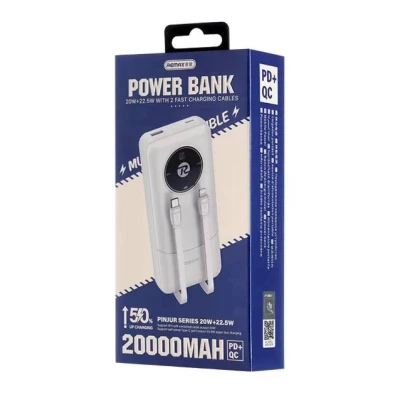 Портативная батарея Remax 20000mAh, 22.5W, Black — фото 2