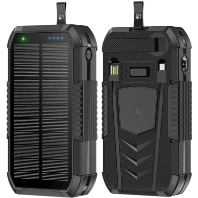 Портативная батарея AURA NRG-40SE ARM SOLAR 40000mAh Wireless Dynamo charging Black