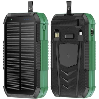 Портативная батарея AURA NRG-40SE ARM SOLAR 40000mAh Wireless Dynamo charging Green