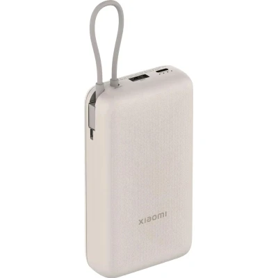 Портативна батарея Xiaomi 20000mAh 33W Integrated Cable Oak Bark (BHR8851GL) [BHR8851GL-B] — фото 2