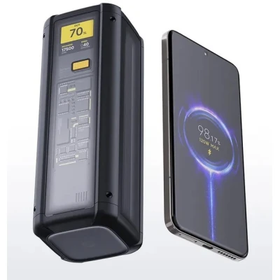 Портативна батарея Xiaomi 25000mAh 212W HyperCharge Black (BHR9970GL) [BHR9970GL-B] — фото 3